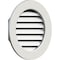 Ekena Millwork Round Gable Vent Functional, PVC Gable Vent w/ 1" x 4" Flat Trim Frame, 22"W x 22"H GVPRO22X2201FUN - alternate 3